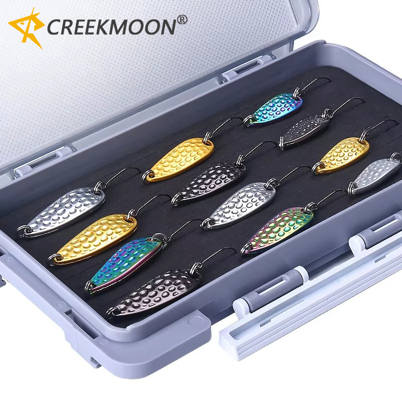 Fishing Lure Making Kit - 12 adet Çinko Alaşımlı Metal Kaşık
