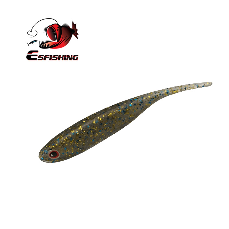 Fishing Lure Soft Plastic - ESFISHING I Parlak Shad 10 adet