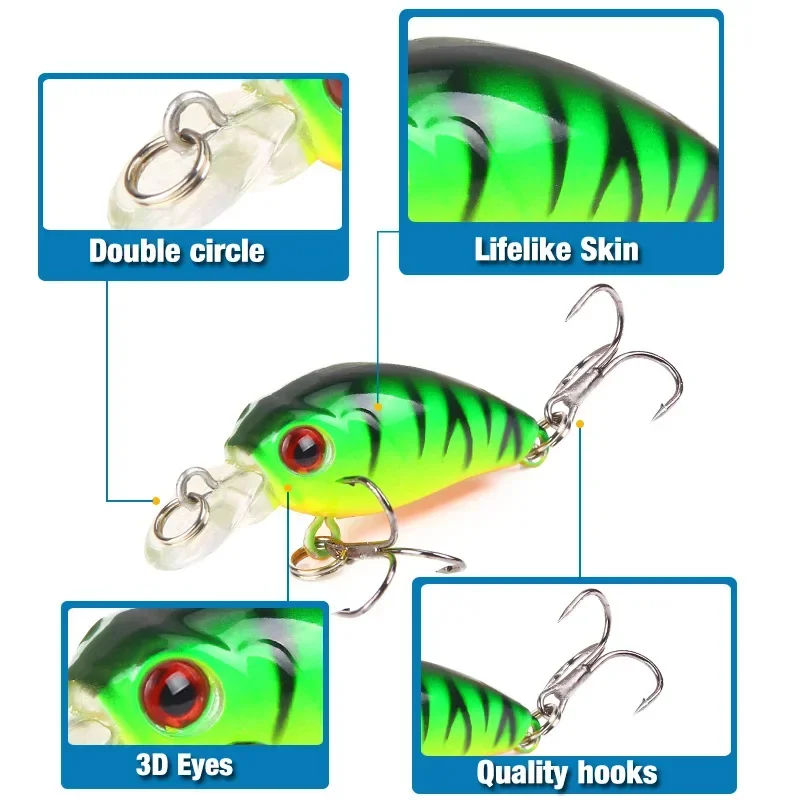 4.5 cm 4g 1 adet Mini Minnow B - Fishing Lure Topwater incelemesi ve fiyatı