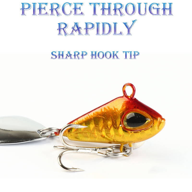 1 adet 6/11/18/22g VIB Crankba - Fishing Lure Spinner incelemesi ve fiyatı