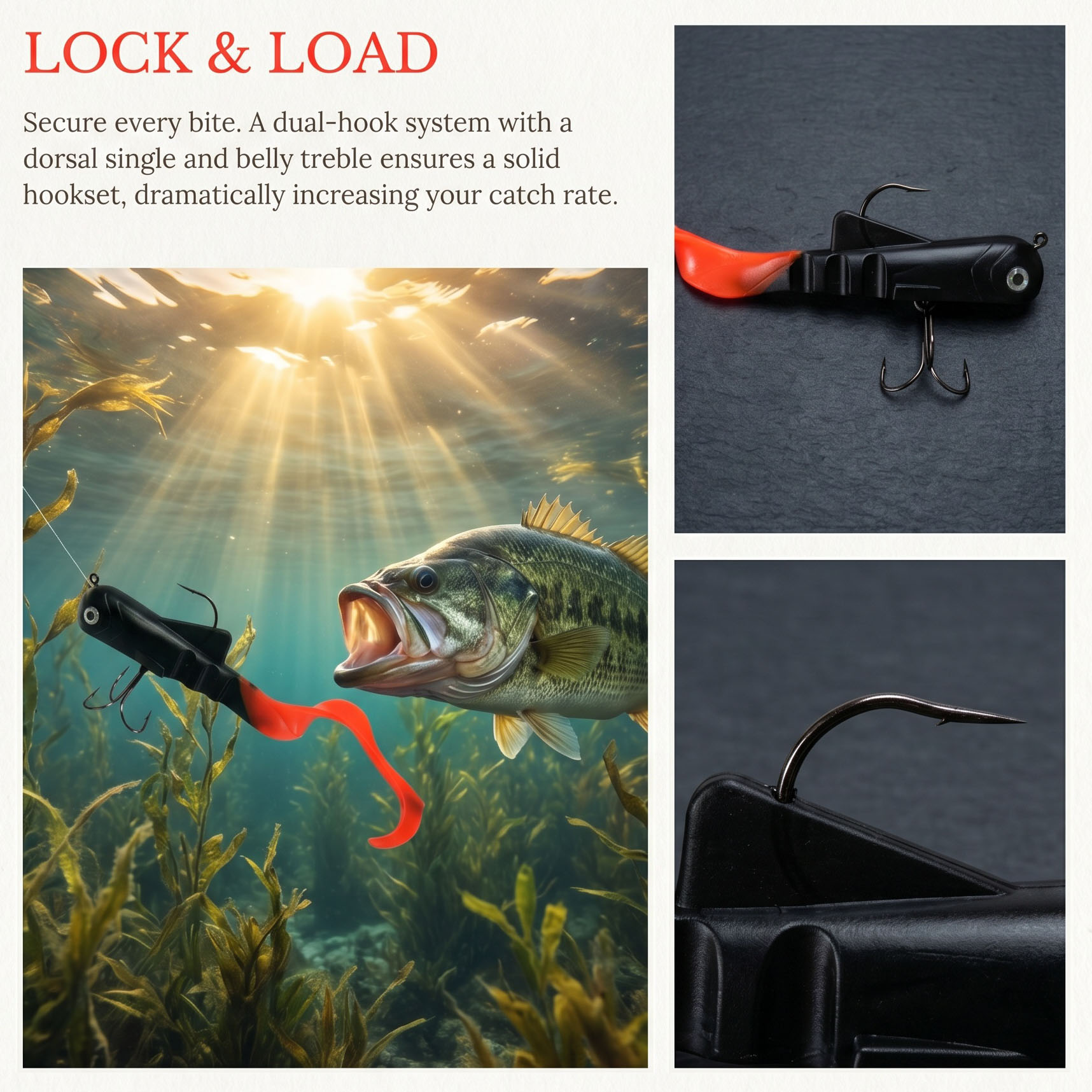 6 adet/grup Pike Musky Dawg ba - Fishing Lure Making Kit incelemesi ve fiyatı