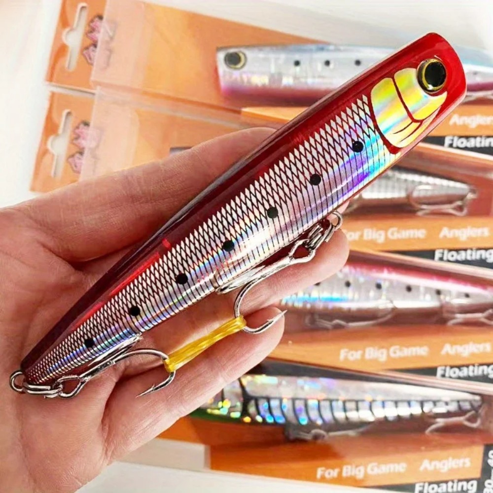 1PC Büyük Boy ABS Popper Yemi  - Fishing Lure Topwater incelemesi ve fiyatı