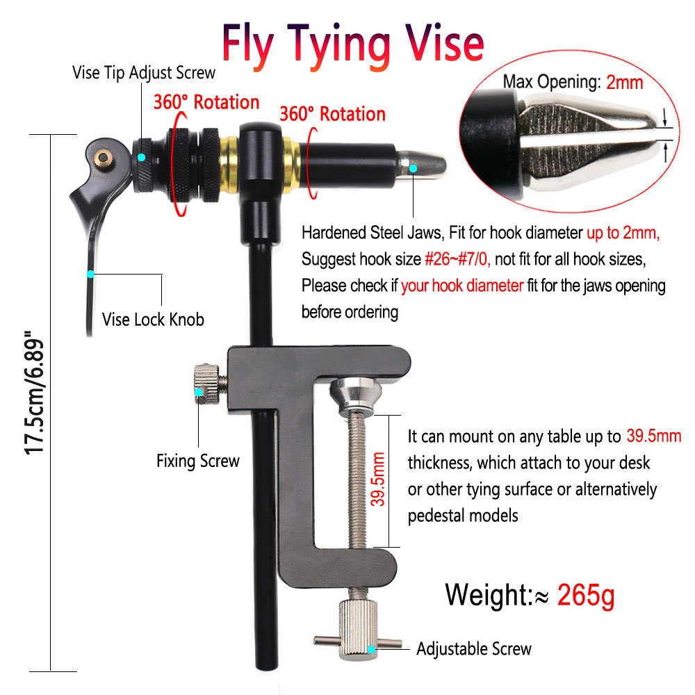 Bimoo 360 ° rotasyon C kelepçe - Fishing Lure Making Kit incelemesi ve fiyatı