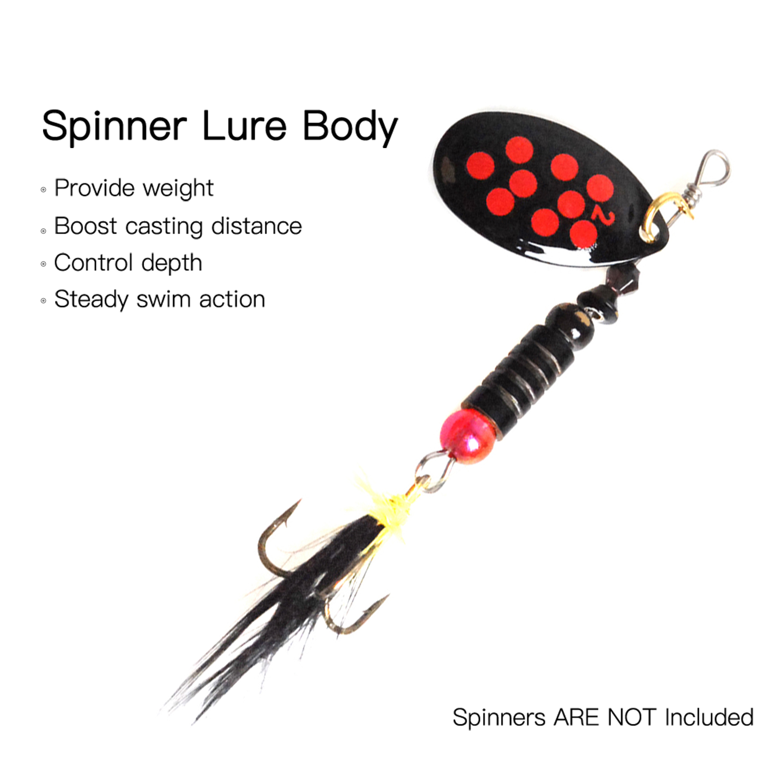 48 adet pirinç balıkçılık bonc - Fishing Lure Spinner incelemesi ve fiyatı