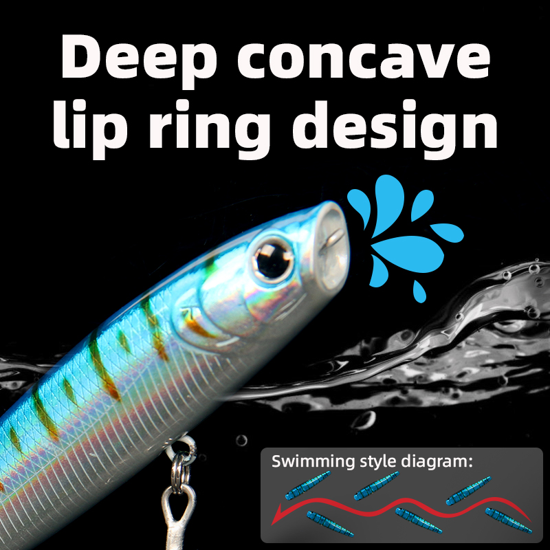 LETOYO 12g/19.5g Yüzen Popper  - Fishing Lure Topwater incelemesi ve fiyatı